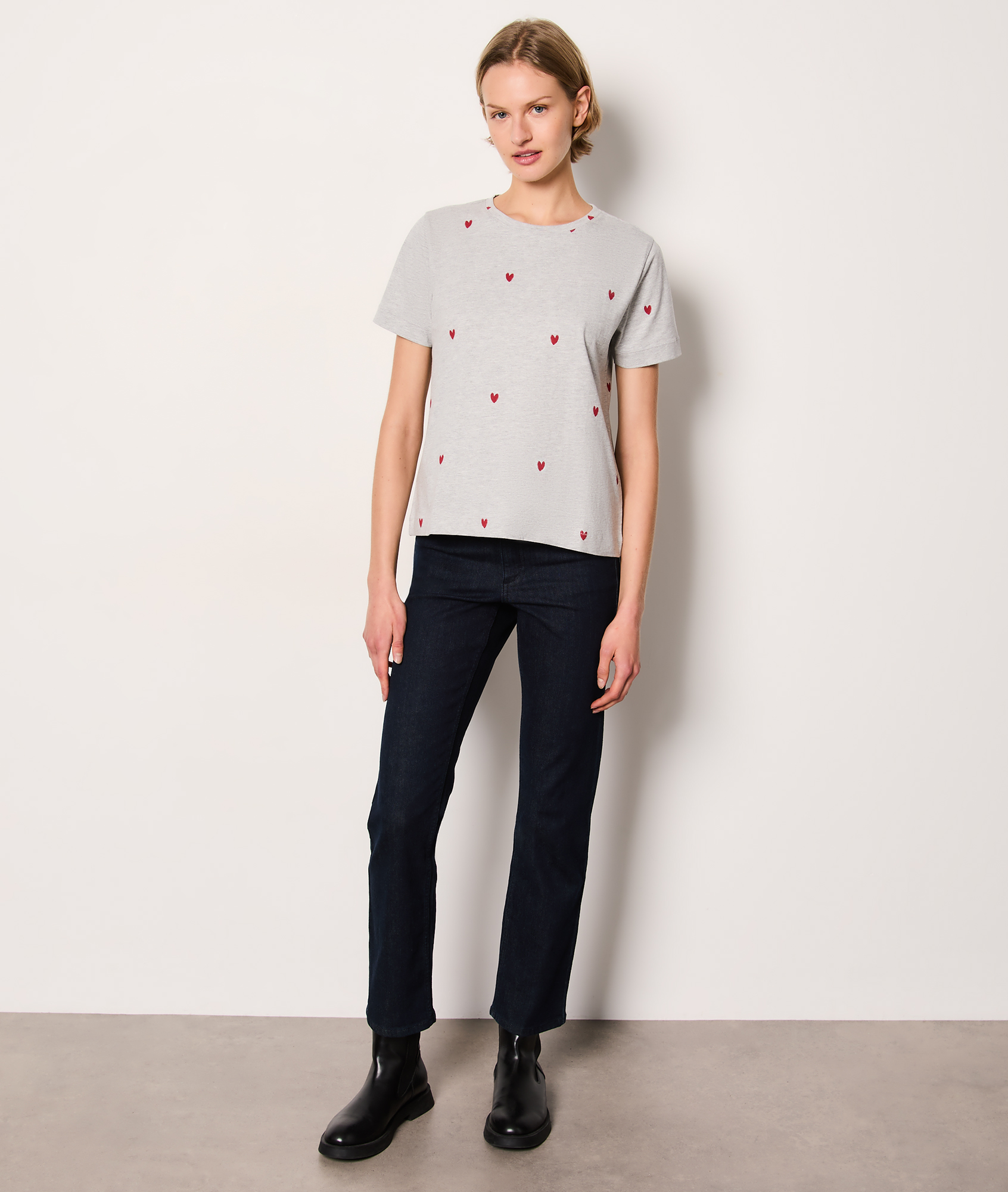 Short Sleeve T-Shirt - GABIN - GRIS - ETAM