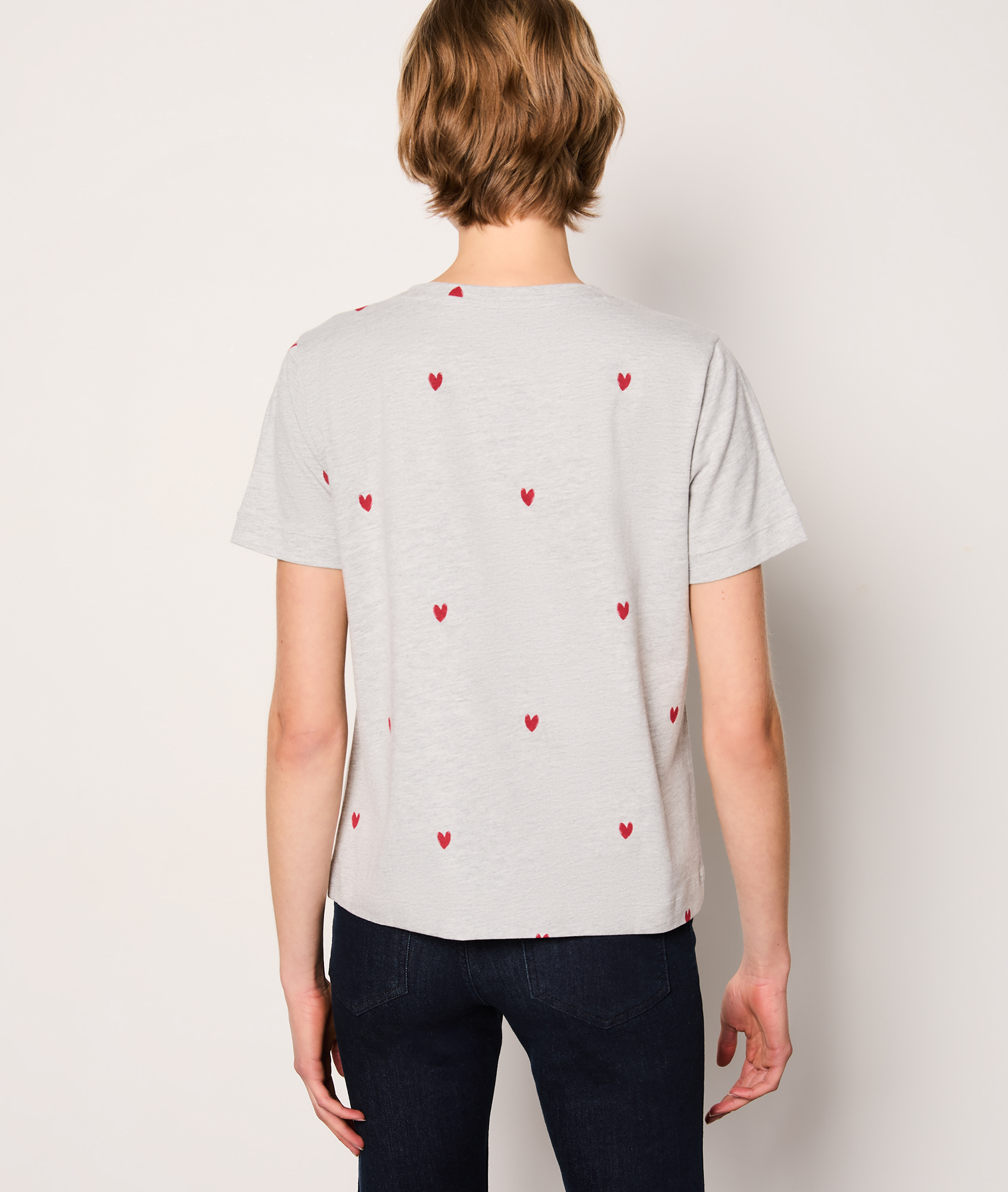 Short Sleeve T-Shirt - GABIN - GRIS - ETAM