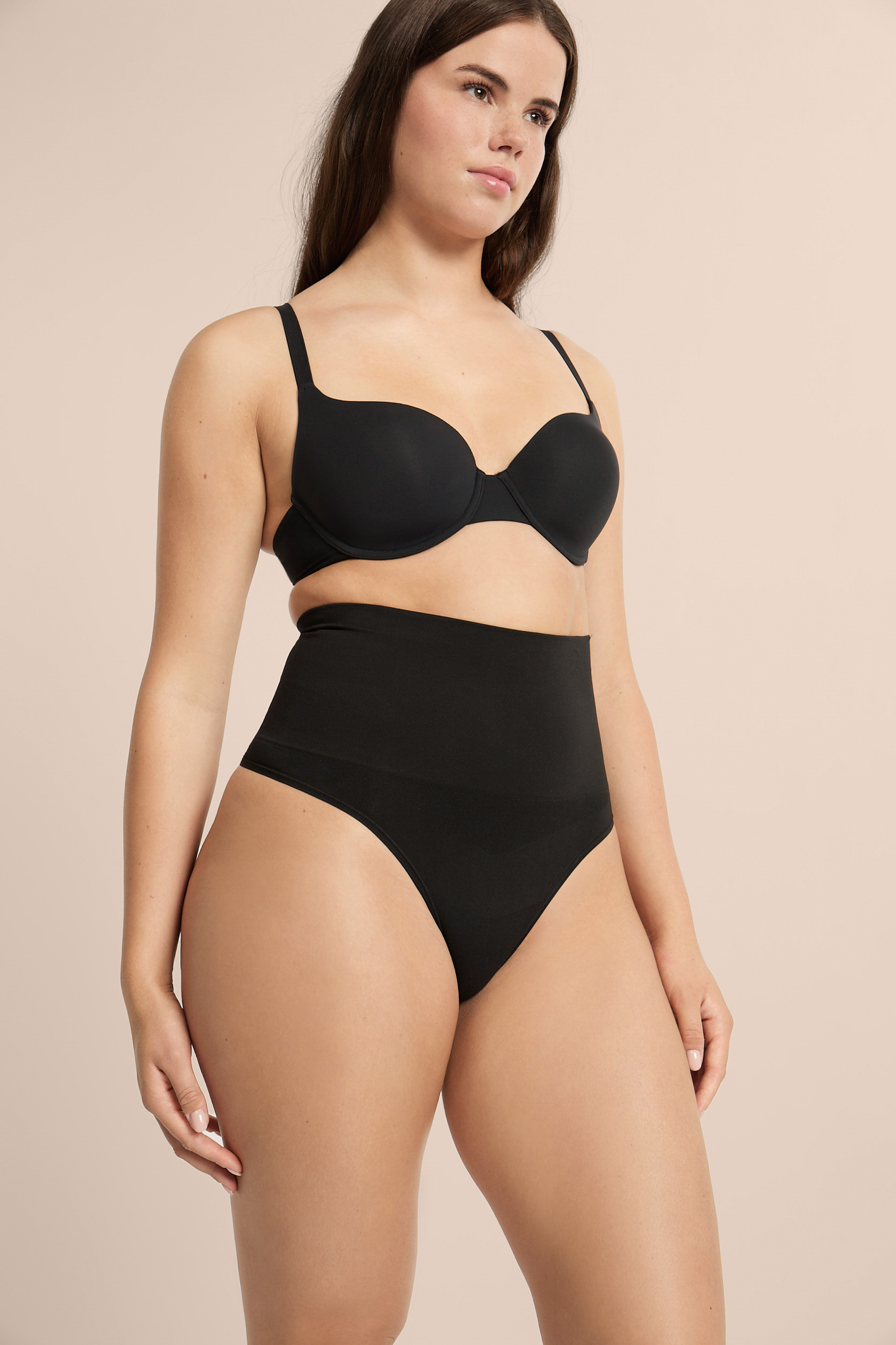 High Waist Shaping Thong Medium Support