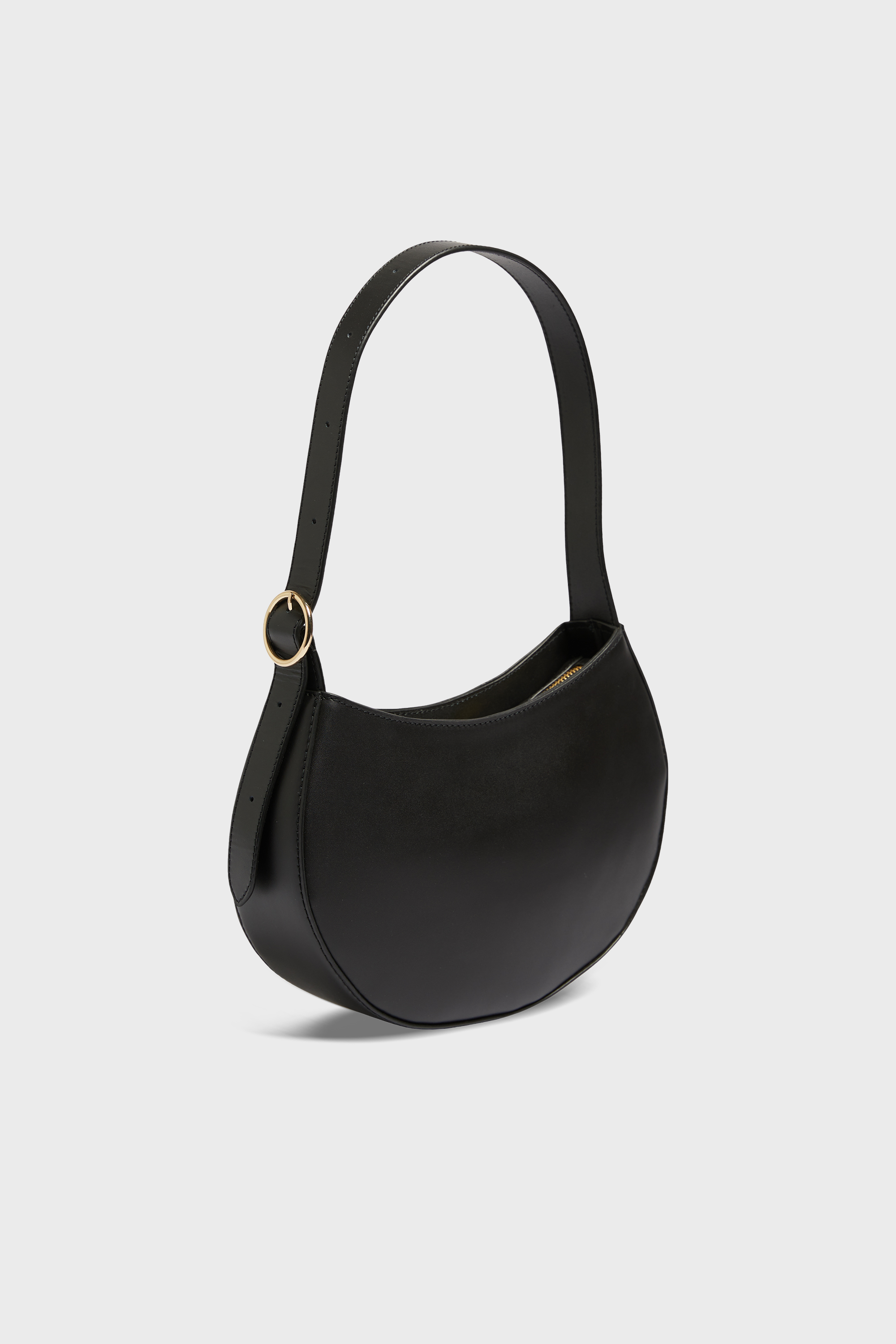 ★RONRON★ HALF MOON SHOULDER BAG Half-Moon Shoulder Bag - LALOU - NOIR - ETAM