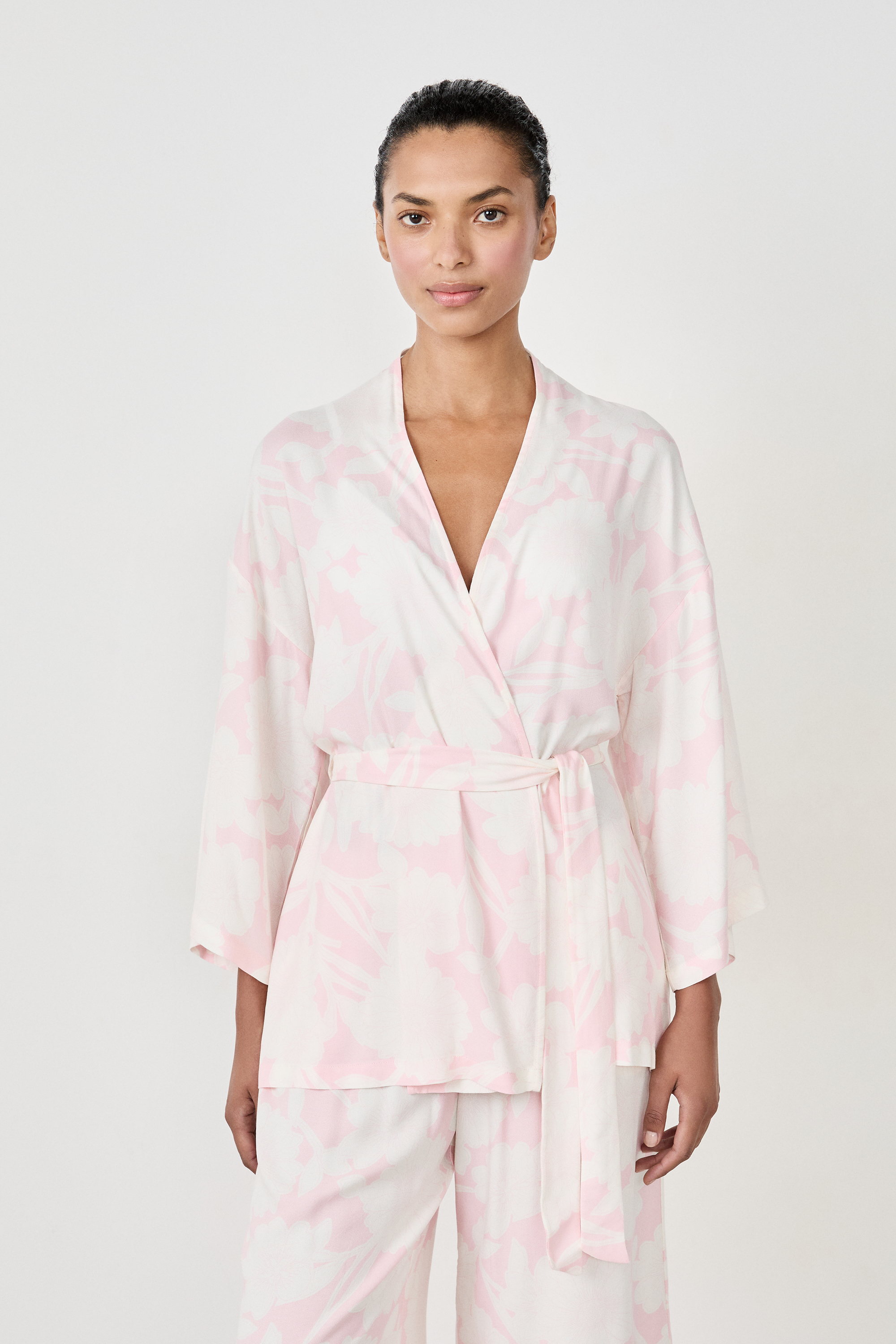Robe ETAM Rose Corail Taille 34 - Viscose - Occasion Très Bon état
