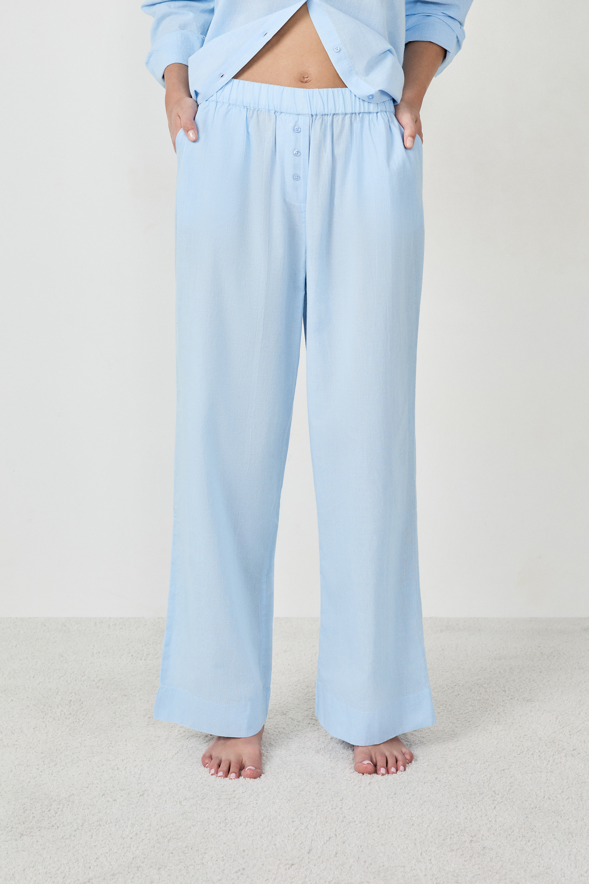 Pajama Pants - DANYEL - BLEU - ETAM