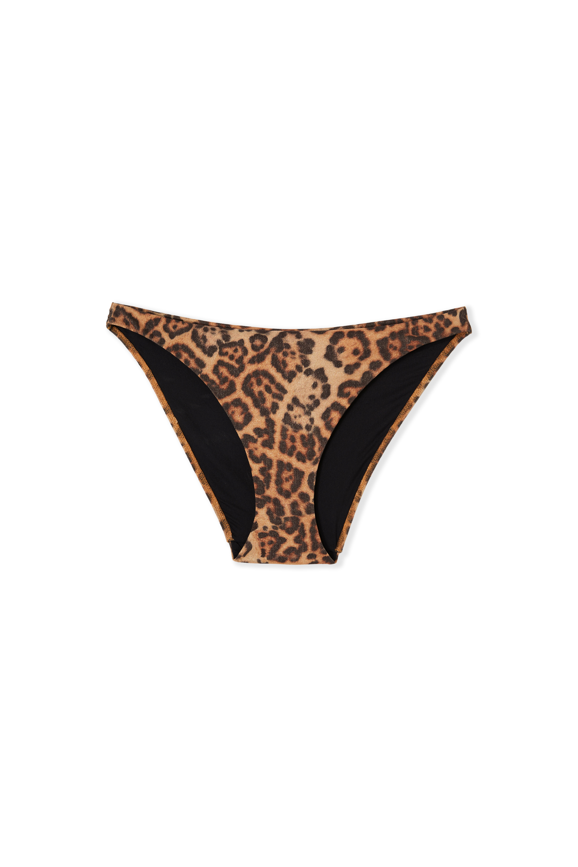 Sequined Leopard Print Bikini Bottom - TANZANIE - IMP FD TAUPE - ETAM