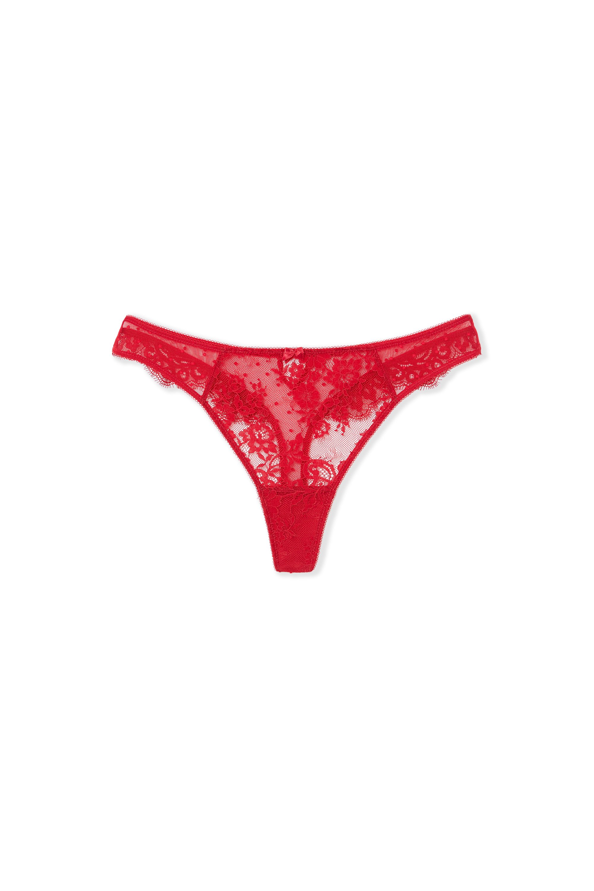 Lace Tanga - INFINI - ROUGE - ETAM Lace Tanga - INFINI - ROUGE - ETAM