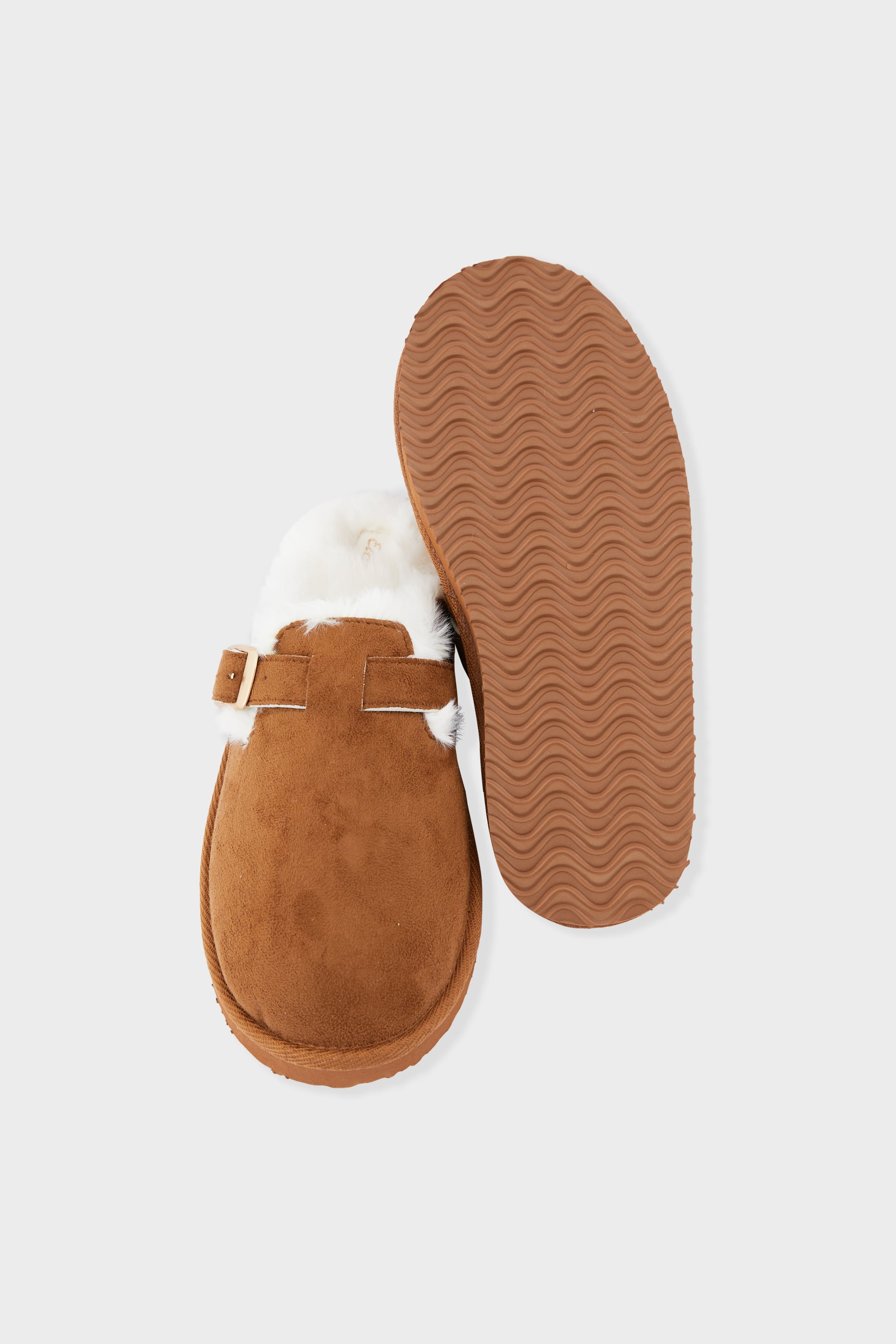 Mule Slippers with Faux Fur - BAYLOR - DUNE - ETAM