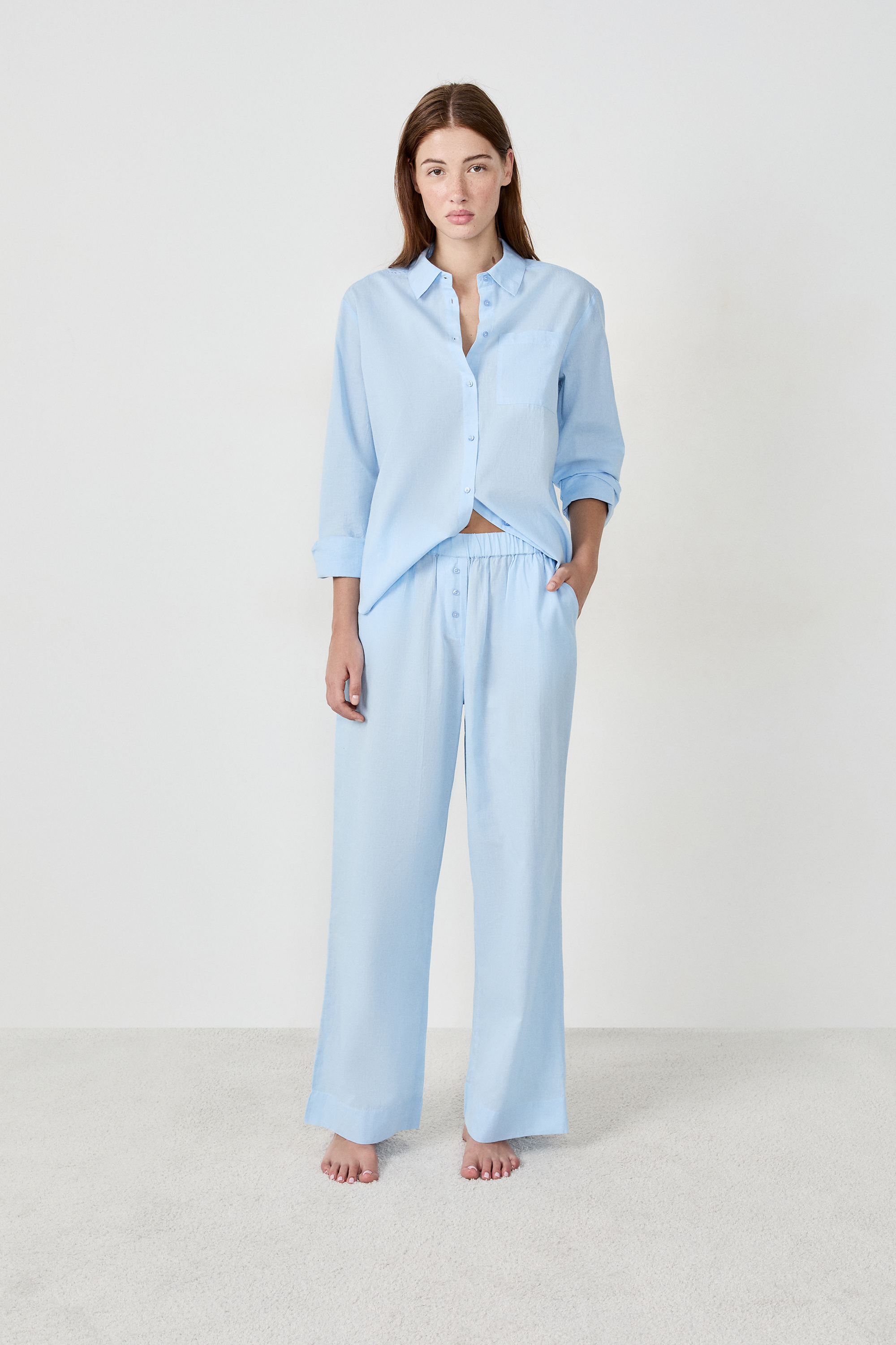 Pajama Pants - DANYEL - BLEU - ETAM