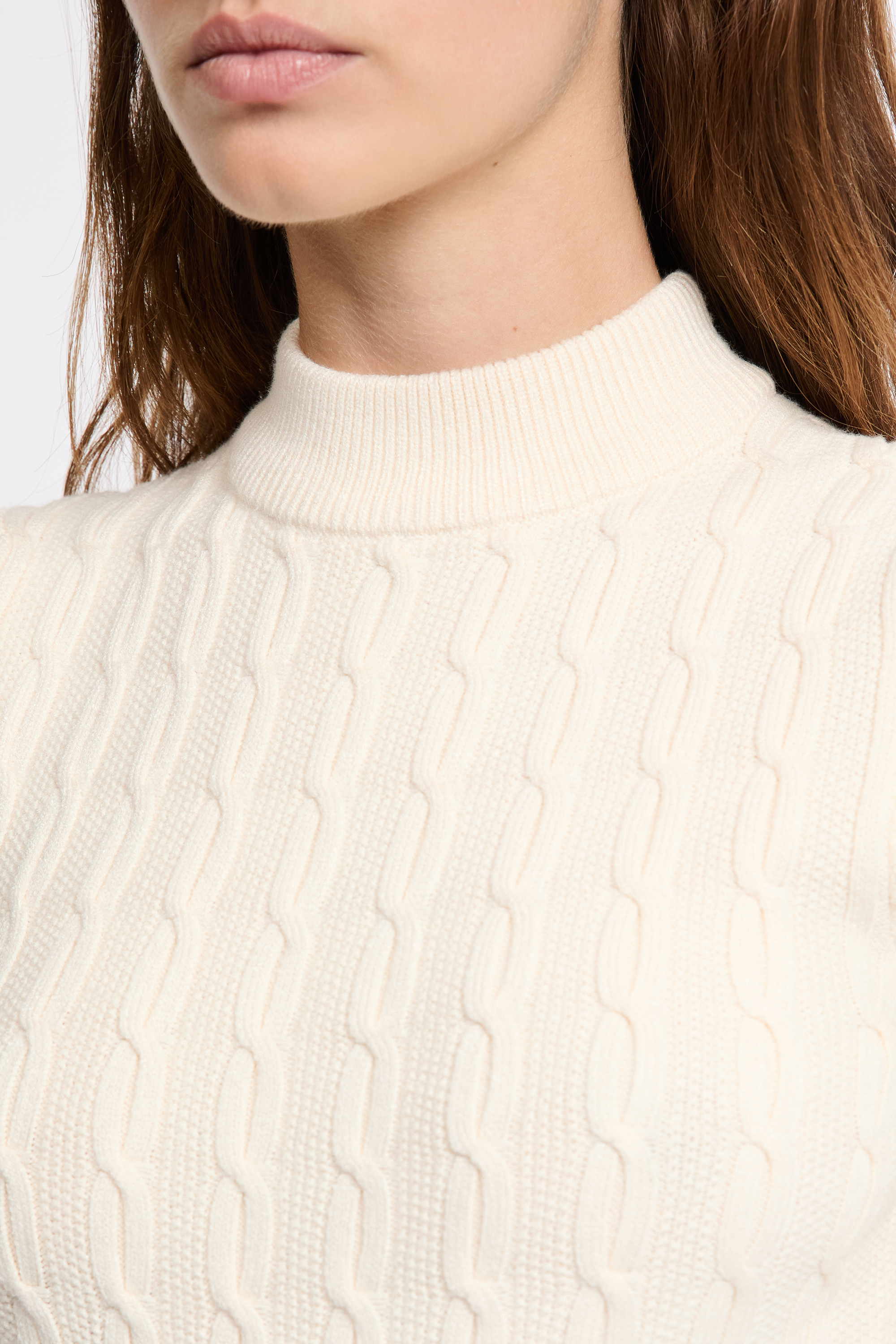 Mock Neck Pajama T-Shirt - PRYSSIA - ECRU - ETAM