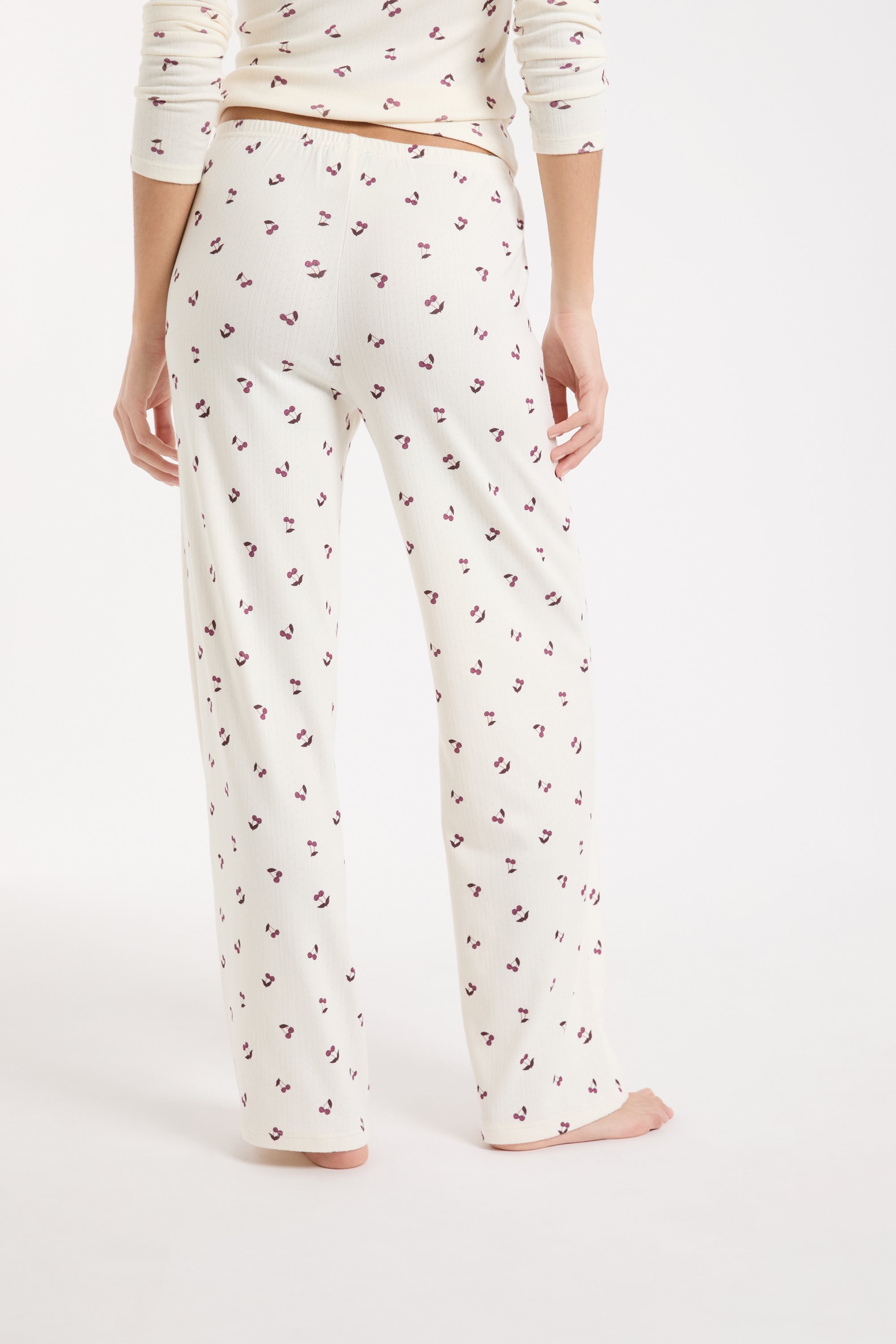 Cherry Print Pyjama Trousers - MOCKI - LIN - ETAM