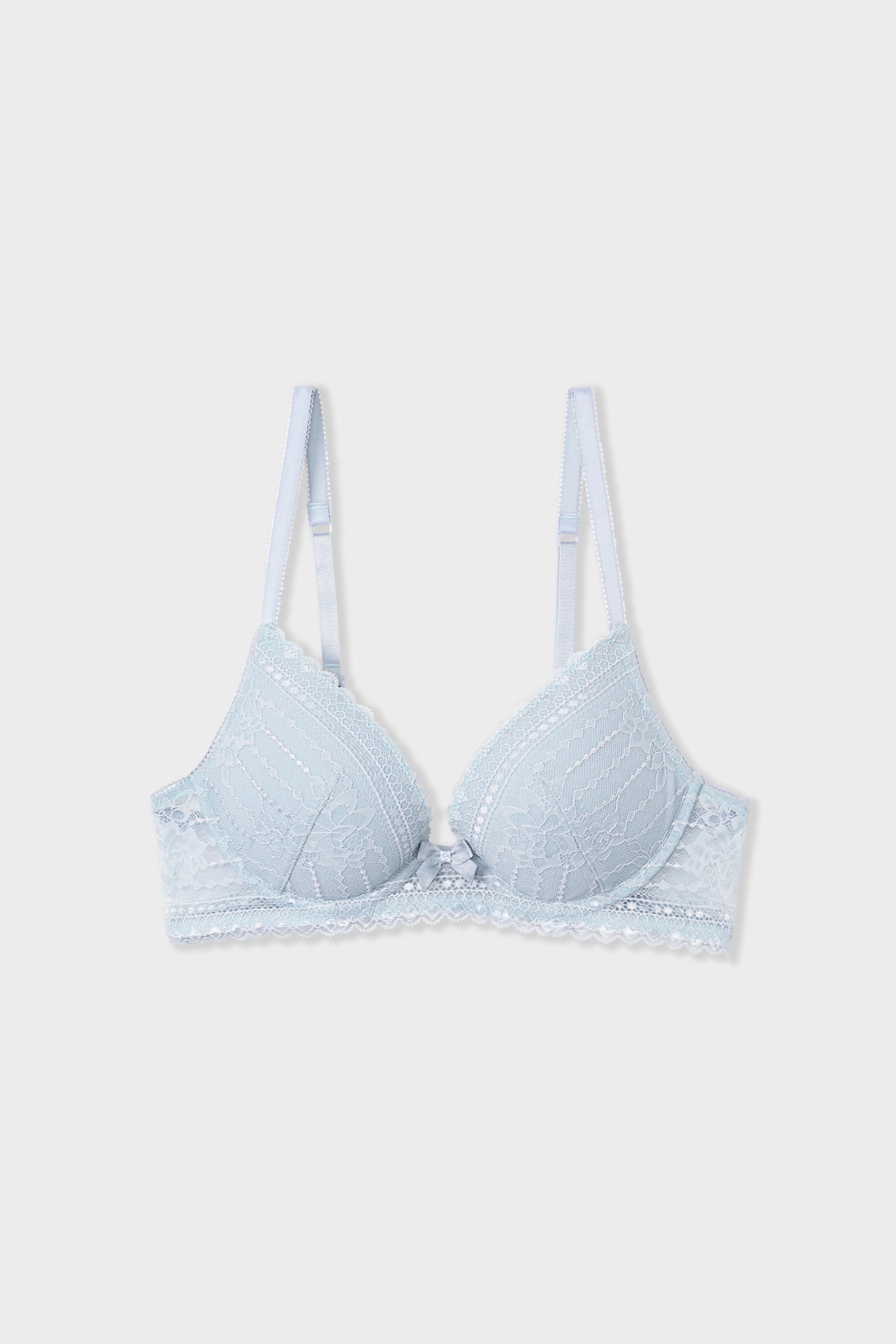 Bra No. 2 - The Plunge Push-Up Bra - PANAMA - BLEU CIEL - ETAM
